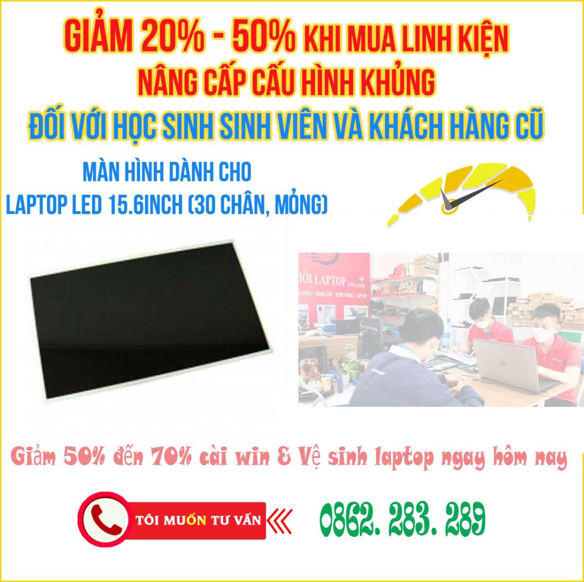 Thay pin laptop giá rẻ quận Phú Nhuận
