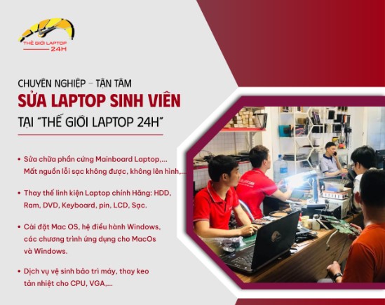 SỬA PIN LAPTOP MSI GIÁ RẺ TẠI QUẬN THỦ ĐỨC